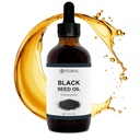 Zatural Black Seed Oil Nigella Sativa Cold Pressed Cumin Oil Digestion, Skin, Brain, Imunity, Joints & More (4 Fl Oz)
