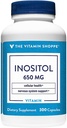 Vitamīnu veikals Inozitol 650MG, atbalsta veselīgu aknu un šūnu funkcija (300 kapsulas)