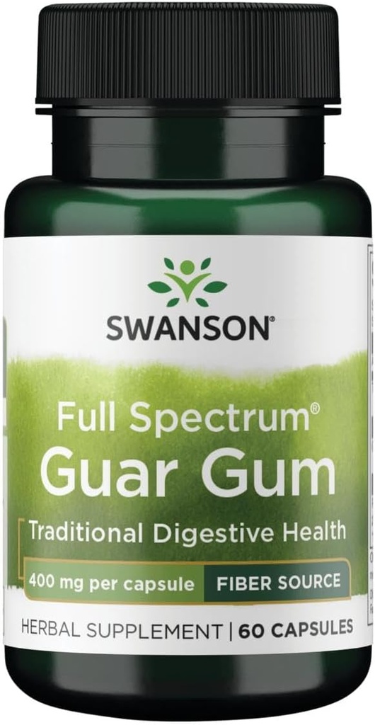 Swanson Full d'espectre Guar Gum 400 Milligrams 60 Capules
