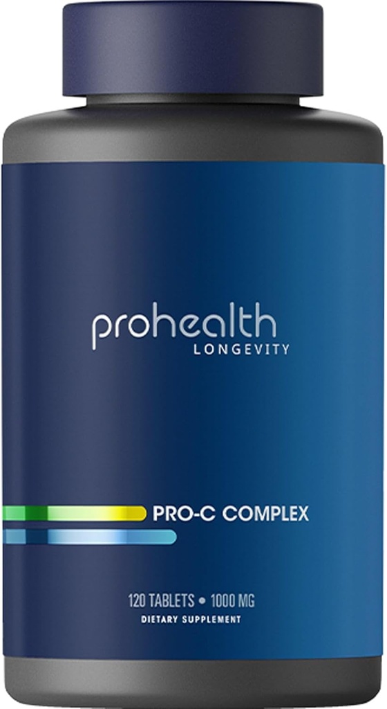 ProHealth Pro-C Complex™ (1000 mg, 120 Tablets) (Vitamin C with Bioflavonoids, Acerola, Rose HIPS and Rutin)