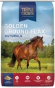 Triple Crown Golden Ground Flax, Flax für Pferde, Flaxseed für Pferde, Omega 3 Equine Supplement, 25 lbs