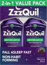 ZzzQuil, Aid, Nighttime Shoid Liquid, 50 mg Dihendramin HCI, Fall Adoring ràpid, No- Habiting, Warming Berry Flavor, 12 FLZ (Pack de 2)