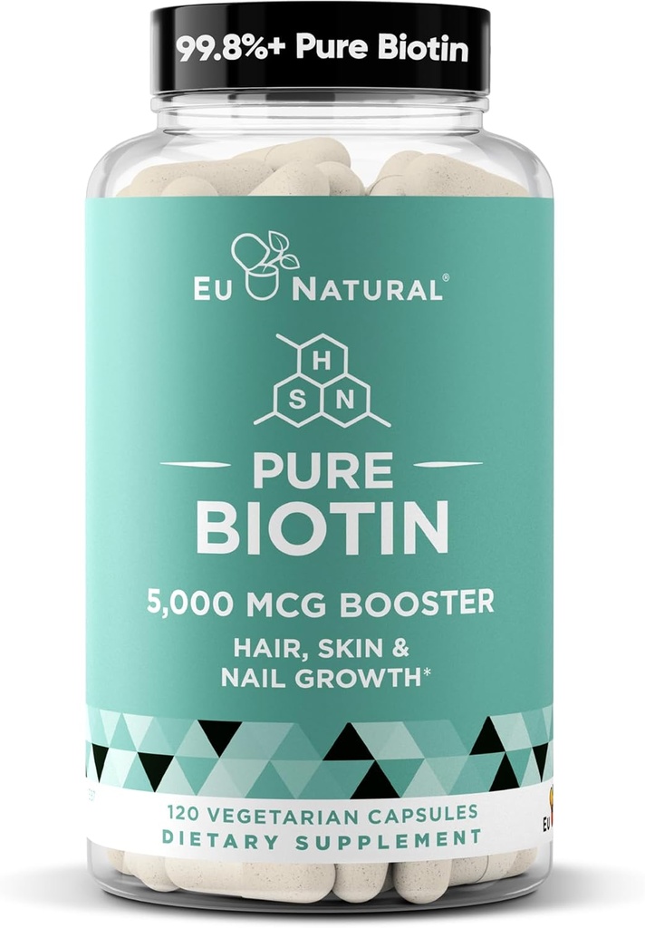 Biotin 5000 mcg unghii pentru par Suplimentul pielii 