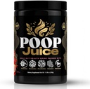 Poop Juice 5-in-1 Prebiotic, Probiotic, Postbiotic, Digestive Enzime & Glutamina Supplement Powder - Bloat Relief, Gut & Immune Support - Sugar & Lactoză-Free - 30 Serviri (Strawberry Lemonade)