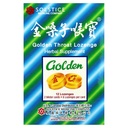 Golden Throat Lozenge (Honeysuckle Original Flavor) (Throat, Imune, Respiratory Dukungan) (Jinsangzi Houpian) (12 Lozenges) (1 Pack)