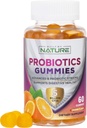 Gummies Probióticas – 5 millones de CFUs para la Salud Digestiva y Gut - reduce el descomiso ocasional " menor abdominal - Gummy Probiótico para niños - sabor natural naranja – 60 Gummies