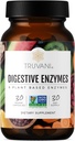 Truvani Digestive Enzymes | 9 Enzyme Blend | Digestio-euskarria | Bloating murriztu | Nutrient Absorption handitu | Ez-GMO kapsulak| 30 eguneko hornidura