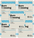 Rhino Rescue 5 Pack 4 " X 4" Burn Dressing, Burn Gel Cooling Cream Relief Burn esmaabi tarned (5)
