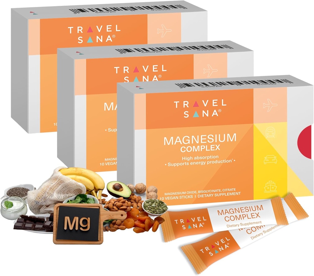 Magnesium Complex Optimize Travel Rentoutuminen ja toipuminen 