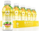 RYSE Clear Protein Drink - Jell-O Island Pineapple - 100 Calorie, 22g Whey Isolate Protein Shake, Sugar-Free, 0g Fat & Lactose-Free - Refreshing Ready-to-Drink Beverage - 16.9 fl oz Bottiglie (12-Pack)