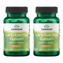 Swanson Lactobacillus Gasseri Probiotic for Adults Seeking Digestive and Metabolic Support with 3 Billion CFU - Acid-Resistant, No Refrigeration (60 Vegan Capsules, 2 Pack)