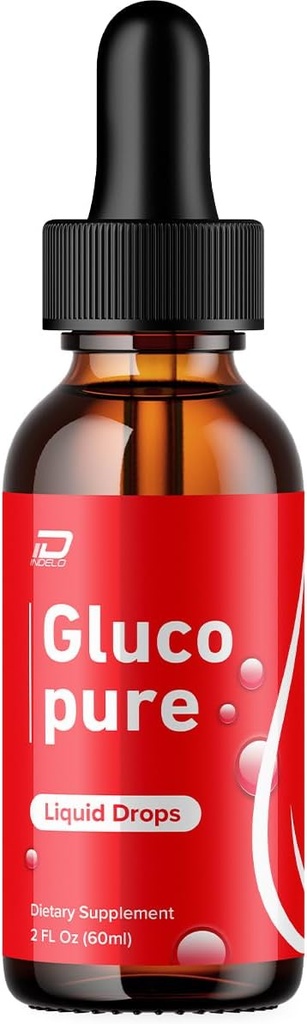 Gluco Pure Drops sağlam Formula - Dietary Supplement Drops - Extra Strength GlucoPure Liquid Drops, Gloco Pure Drops Reviews (1 Paket – 1 ay Supply)