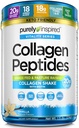 Puramente inspirado Collagen Powder Peptides Powder | Suplementos de coláxeno para mulleres e homes | Proteína de coláxeno con Biotina | Keto Friendly & Non-GMO | Vanilla, 1.15 lbs (23 Servizos)