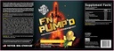 'Merica Labz F'N Pump'D Stimulant Free, Typpioksidi, Fully doed, Pump PreWorkout Powder (20 tarjoilua) (ylöspäin Ananas)