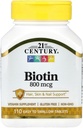 XXI. Mendeko Biotin Tabletak, 800 mcg, 110 Count (Pack of 3)