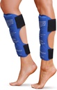 Shin Splint Ice Packs, HSA i FSA Eligible Reusible Hot and Fred Theray Wrap Leg o Calf Dolor Help Gelology zable i Microwavable, Injuries i Recovery