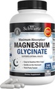BioSchwartz Magnesium Glycinate 500 mg Kapsler (240 Mini Caps) Maks absorpsjon Magnesium Supplement for sunne nerver Muskler Hjerte Stemning og søvnstøtte (Vegan, Glutenfri, Ikke-GMO)