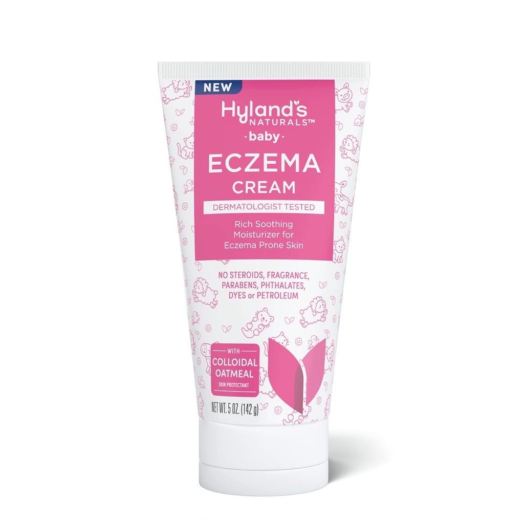 Hyland Baby Eczema Cream, Rich Soothing Moisturizer for Ekzema Prone Skin, Colloidal Zabkásával, 5 uncia