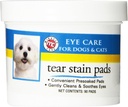 Miracle Care Tear Stain Pads, 90 Single Use Pre-Soaked Pads to Gently Clean and Soothe Dog and Cat Eyes, Non Stinging Formula to Improve Tear Stains and Remove Eye Debris