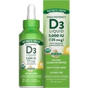 Nature's Truth Vitamin D3 Liquid | 5000 IU | 2 fl oz | Non-GMO and Gluten Free Supplement