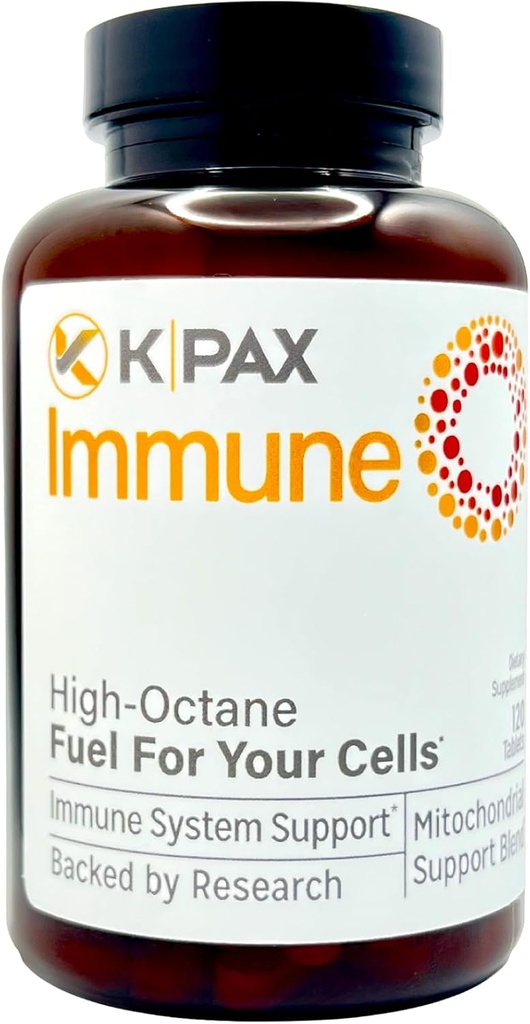 KPAX Immune, Potency Mitokondrial Energy Supplement - Antioxidatzaile Integrala 120 Tablet