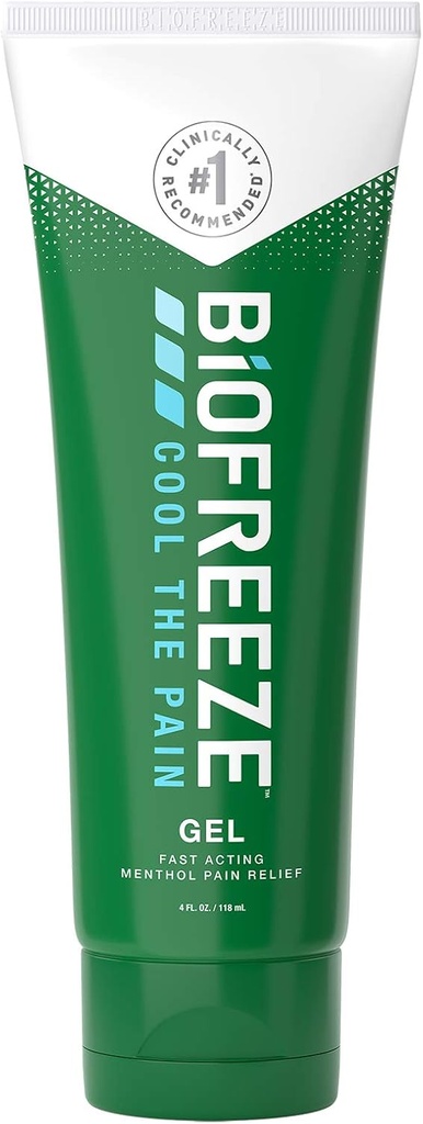 Biofreeze Pain Relief Gel, 4 oz. Tube (pakendamine võib varieeruda)