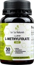 Lu'Lu Naturals L Methylfolat 15mg Aktiviertes Methyl Folat, Folsäure, 5-mthf 30 Veggie Caps