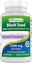 Best Natural Semente Negro (Black Cumin Seed Extract 10:1) 750 mg por porción - 120 cápsulas