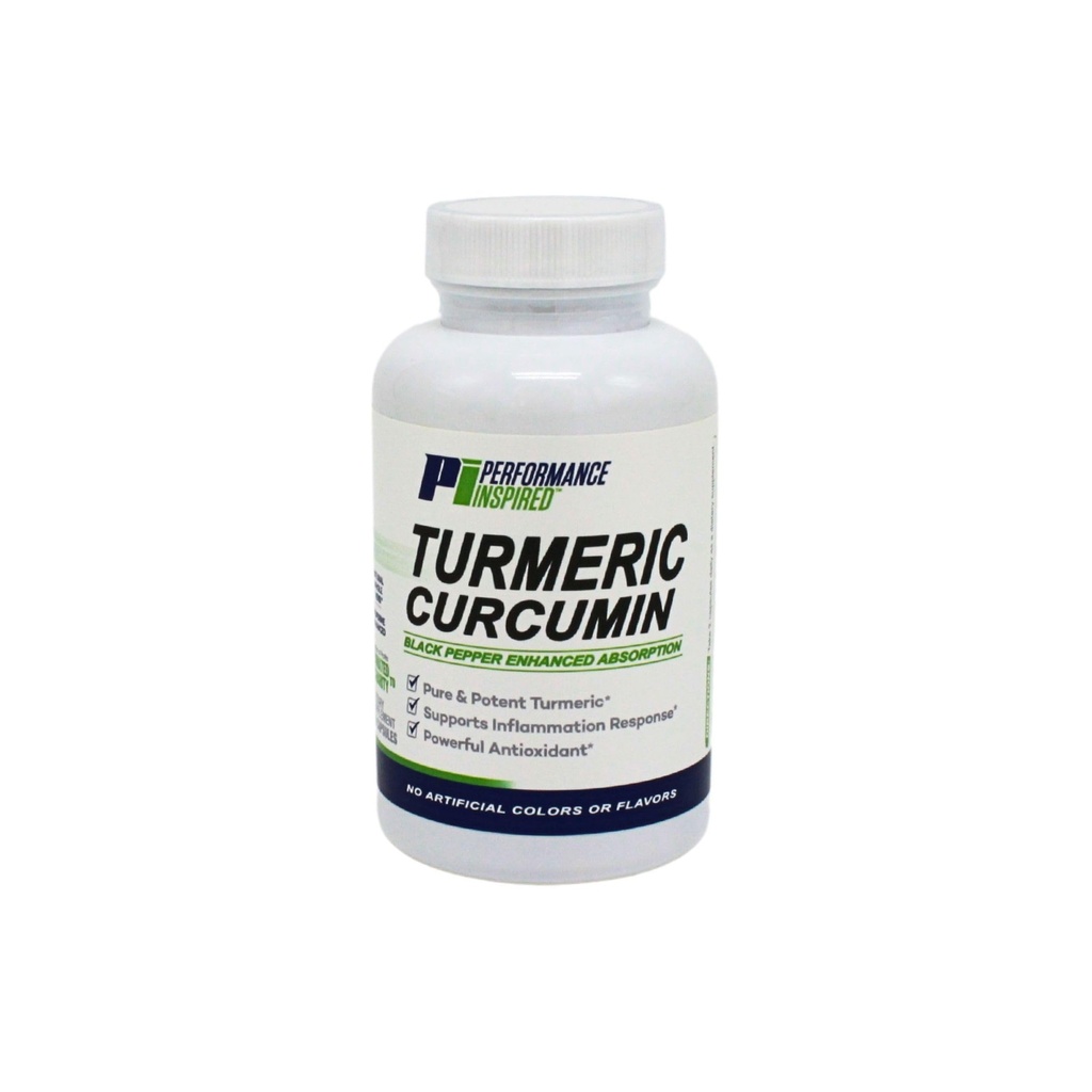 Performance Inspired Nutrition Turmeric Curcumin Capsules – Joint Support & Antioxidant – Enhanced Absorption – 60 Count