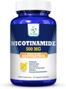 Nicotinamid 500mg Enhanced w. Resveratrol 100mg 120 Veggie Kapsule Do 4 Mesiace Dodávka vitamín B3 w. Antioxidant Všetky prírodné diétne doplnky Podpora Cellular Health Energy & Aging Gracely