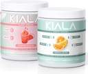 Kiala Nutrition Super Green, Organic Green Powder, Spirulina & Chlorella Superfood Powder, Sugar & Gluten Free Vegan, Spectra Blend, Watermelon & Tropical Slush 2 Pack