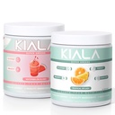 Kiala Nutrition Super Greens, Organic Greens Powder, Spirulina & Chlorella Superfood Powder, Sugar & Gluten Free Vegan, Spectra Blend, Watermelon & Tropical Slush 2 Pack