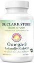 Dr Clark Store Omega-3 Ijslands Fish Oil Supplement 