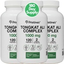 Tongkat Ali 1000MG Extract Capsule Supplement (3-Pack) -30 Day Supply - Suporte de Desempenho Atlético - Saúde do Homem & Lean Muscle Mass - Suporte Imunidade