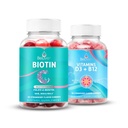 BeLive Biotin and Multivitamin D3 & B12 Bundle for Hair Growth, Healthy Skin & Nails, Enhanced Bone & Muscle Strength, Hearth Health and Energy