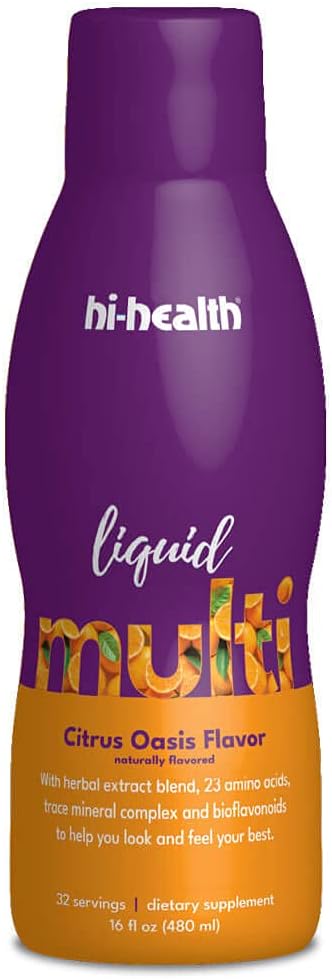 Hi-Health chất lỏng Multivitamin, Citrus Oasis Flavor, 16 hz