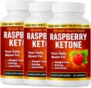 Raspberry Ketone Kapsule, Vse-naravna formula, Maja Podpora Active Healthy Lifestyle, 1000 mg Dopolnilo, 180 Kapsule, 6 Mesec dobave, Vegan, Non GSO