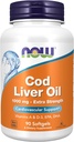 JETZT Nahrungsergänzungsmittel, Cod Liver Oil, Extra Strength 1.000 mg mit Vitaminen A & D-3, EPA, DHA, 90 Softgels