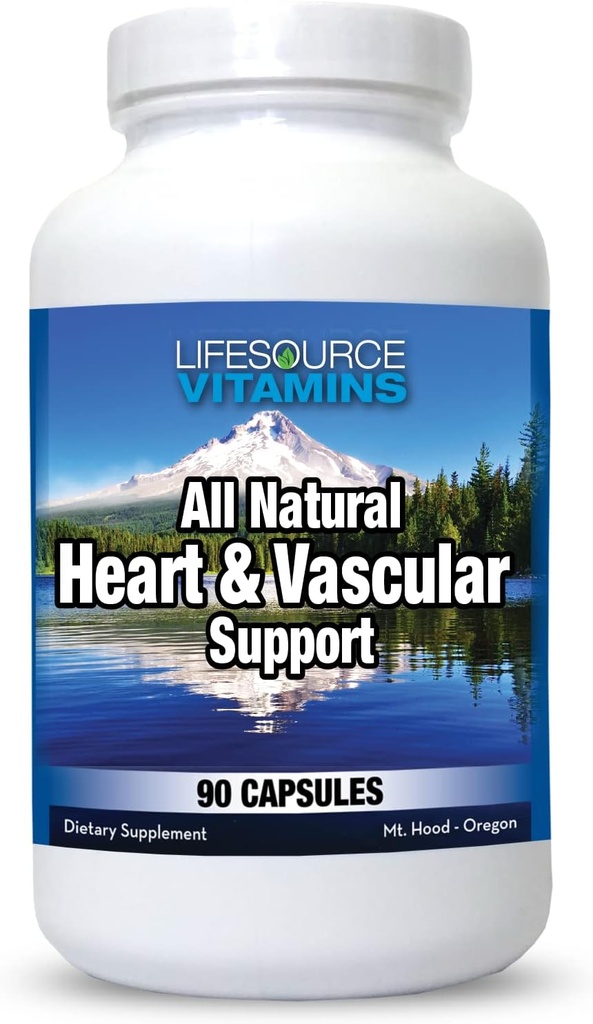 LifeSource Vitamin Heart og Vaskulære Support 90 Kapsler