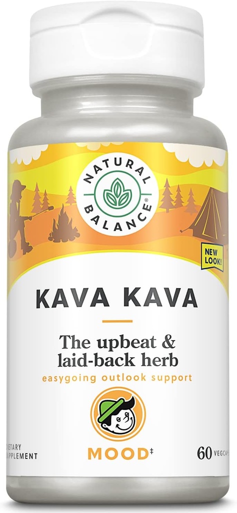 Naturbalans Kava Kava Root | Naturtillskott hjälper till att stödja avkoppling och stressreducering | 60 Veggie kapslar