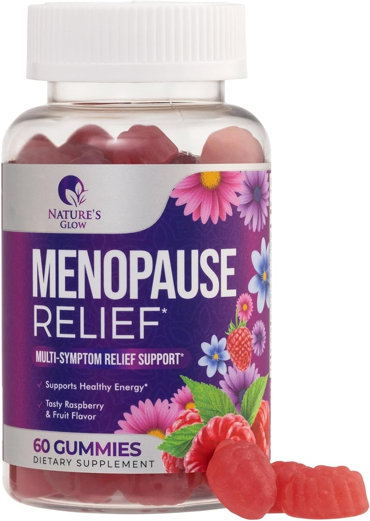 Vaihdevuodet täydennysosa naisille - täydellinen Multi-Benefit Menopause Relief Gummy for Mild Hot Flashs & Night Sweats, Natural Balance & Energy Support, Menopausal vitamiins, non-GMO - 60 Gummy