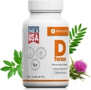 Detox Cleanse, Gut & Liver Cleanser, Herbal Dietary Supplement, Milk Thistle, Goldenseal, Senna, Calcium & Magnesium, Probiotics, Multivitamin & Multimineral, 120 Tablets