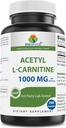 Brieofood Acetyl L-karnitiin 1000 mg per Serving- 240 kapslit. Gluteenivaba, geneetiliselt muundamata.