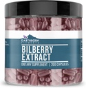 Earthborn Elements Bilberry Extract 200 Kapsler, Pure & Ufortyndet, Ingen tilsætningsstoffer