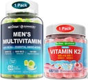 Bundle: Metylerad multivitamin för män Gummies & Vitamin K2 Gummies