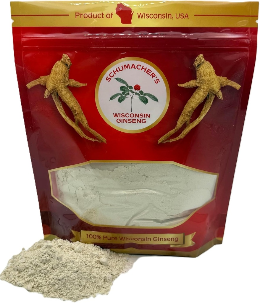 Wisconsin Pure Ginseng Powder 8 Ounce Gift Bag