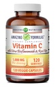 Amazing Formulas Vitamin C (Ascorbic Acid) 1000 Mg with Rose HIPS & Citrus Bioflavonoids | Veggie Capsules Supplement | Non-GMO | Gluten Free | Made in USA (120 Count)