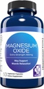 MD. Liv Magnesiumoksid 400mg Kapsler - høy absorpsjon Magnesium Supplement for benkramper, søvn og vaskulær helse - 60 kapsler - Ikke-GMO piller for kvinner