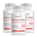 Myo-Inositol & D-Chiro Inositol (40:1 Ratio) - Total Fertility & Reproductive Support for Women - 360 Capsules, 90-Day Ultimate Supply