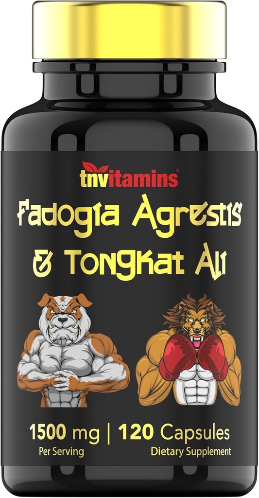 Fadogia Agrestis & Tongkat Ali dodatek: 1500mg - 120 Kapsule 